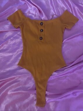 Forever 21 Mustard Yellow Bodysuit 💛